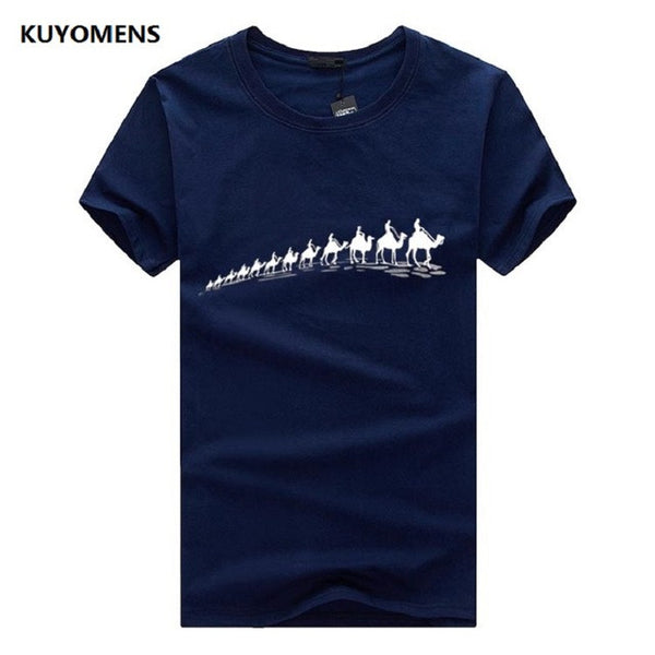 KUYOMENS Men T-Shirts Plus Size 5XL 4XL  Tee Shirt Homme Summer Short Sleeve Men's T Shirts Male TShirts Camiseta Tshirt Homme